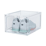 Caja De Zapatos Apilable Transparente De 1 Paquete, Con...