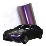 Vinil Automotriz Camaleón Morado Dorado  1m X 1.52