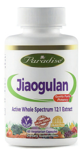 Jiaogulan 60 Capsulas 250 Mg Gynostemma Pentaphyllum Eg J1 Sabor Sin Sabor