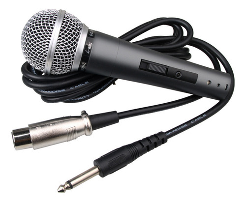 Micrófono Dinámico Con Cable Sm58s Professional Stage Perfor