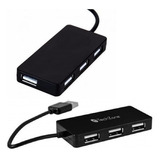 Concentrador Hub Multi Puerto Usb 4 Puertos Usb 2.0 Techzo