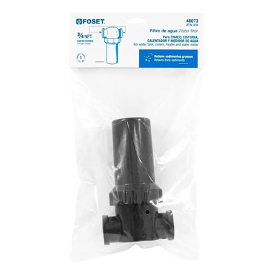 Filtro De Agua Para Tinaco Foset 48073 Color Negro | MercadoLibre