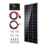 Paneles Solares - Topsolar Solar Panel Kit 100 Watt 12 Volt 