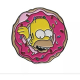 Pin De Metal Homero Y La Dona Los Simpsons Matt Groening