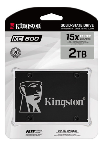 Disco Rigido Ssd Kingtson Skc600/2048g 