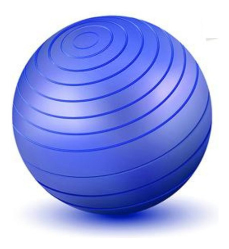 Bola Pelota Fisioterapia Reabilitação Academia Pilates 85 Cm Cor Bola Azul Inflável Para Exercícios 85 Cm