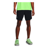 Short Ua Launch Sw 7 2n1 Negro Jj deportes