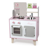 Cozinha De Brinquedo Macaroon Cozinha Infantil - Branco/rosa
