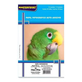 Papel Fotográfico Adesivo A4 Glossy 115g 20 Folhas Inkjet