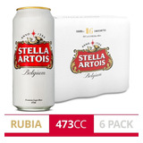 Cerveza Stella Artois Pura Malta 473ml X6