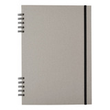 Cuaderno Universitario Gris A4 (21x30) Ecologico 80 Hojas