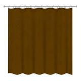 Cortina Para Baño Mobi Burbuja Chocolate 1.8m X 1.8m