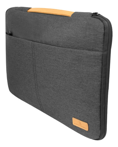 Portafolio Slim Ejecutivo Laptop 15.6 Ashbag Perfect Choice Color Gris Tamaño De Pantalla De La Laptop 15.6