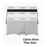 Kit 3 Cuecas Calvin Klein * Plus Size * Boxer Rise Trunk