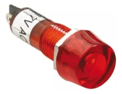 Luz Piloto Indicador Plastico Neon 110 120 Vac Rojo