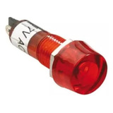 Luz Piloto Indicador Plastico Neon 110 120 Vac Rojo