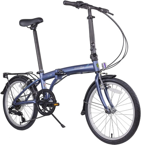 Bicicleta Plegable De 20p 6v Color Azul Marca Dahon