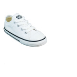 Zapatilla Converse Chuck Taylor Lona Blanco Bebe Deporfan 