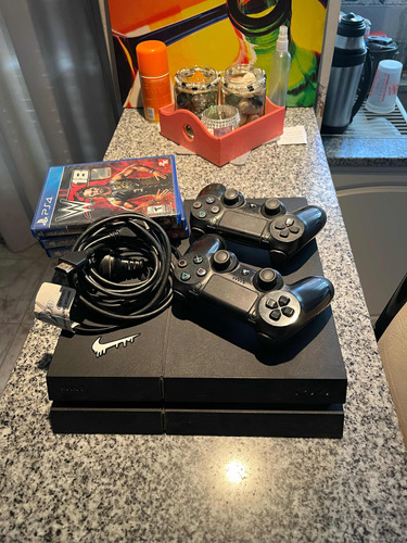 Ps4, Dos Joystick,disco Nuevo De 500gb, Todos Sus Cables