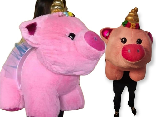 Puerco Cornio Unicornio Puerquito Gigante Envio Gratis 