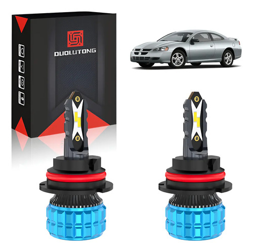 Focos Led 9007 Para Dodge Stratus 1995-2006 Luz Alta Y Baja