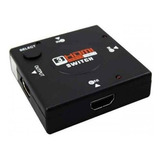 Chaveador Distribuidor Hub Switch Divisor Hdmi 3x1  3d