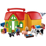 Granja Animales Playmobil 123 Maletin 17pcs New 6962 Bigshop