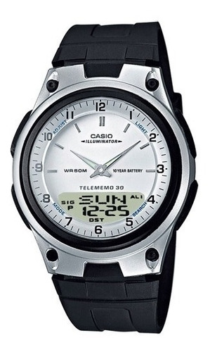Reloj Casio Analogo Digital Alarma Crono Luz Modelo Aw-80-7a