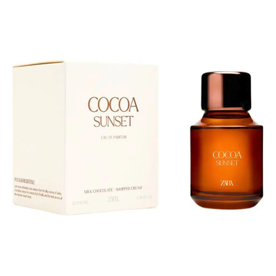 Perfume Zara Cocoa Sunset 100ml Chocolate Vainilla Mujer | Envío gratis