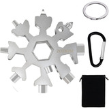 Zoekim Multitool, 18 In 1, W/ Keychain, Stainless Steel.