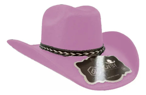 Sombrero Infantil Vaquero Texana Niño Horma Elegante (5 Pzs)