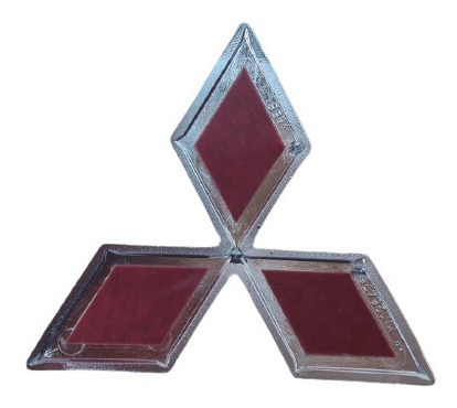 #m Emblema 3 Diamantes Frontal Delantero Lancer 2005 A 2015  Foto 3