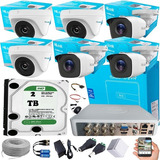 Kit Cctv Hikvision Hilook Dvr 8ch + 6 Cámaras 1080p +d.d 2tb