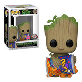 Funko Pop Marvel I Am Groot Groot With Cheese Puffs Flocked 