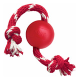 Pelota Kong Clásica Con Cuerda Roja Para Mascotas