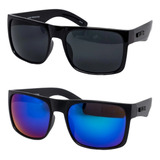 2 Lentes De Sol Kush Originales Cara Grande Tornasol Y Negro