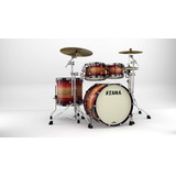 Tama Starclassic Maple Me42tzsl Ruby Pacific Walnut Burst