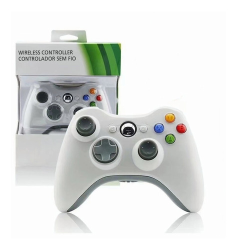 Paquete 2 Piezas Control Gamepad Inalambrico Para  Xbox 360