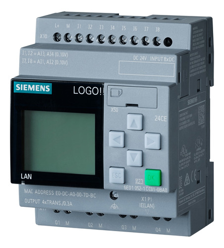 Plc Siemens Logo! 24ce 6ed1052-1cc08-0ba1