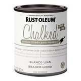 Pintura A La Tiza Chalked Blanco Lino Rust Oleum Vintage
