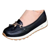 Zapatos Baletas Zapatillas Suecos Corbata Para Dama Mujer