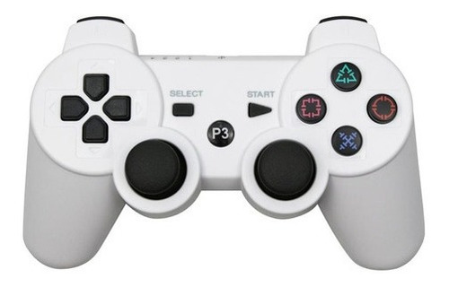 Mando Gamepad Joystick Dblue - Ps3 Bluetooth Inalambrico Color Blanco
