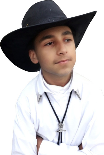 Chapéu Cowboy Country Infantil 4 À 8 Anos + Cinto Fivela