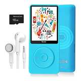 Mp3 Mp4 Player Slim Multimídia Bluetooth Rádio + Cartão 16gb