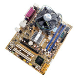 Placa Mãe Intel E90316-102 Com Pentium E5500 Sem Espelho