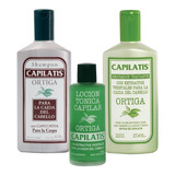Shampoo Para La Caspa  + Enjuague + Locion Capilatis Ortiga