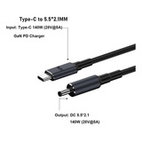 Laptop Con Cable Usb Tipo C A Dc De 180 Cm Para Hp/dell/asus