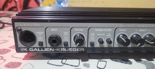 Cabezal Bajo Gallien Krueger Mbs 150 Usado Made Usa