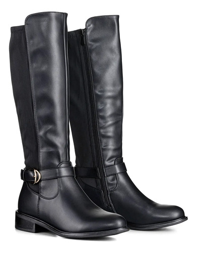 Weide Botas Largas Planas Hermosa Elegante Moda Para Mujer