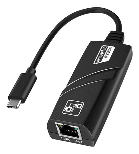 Adaptador Ethernet Tipo C A Rj45 Usb 3.0 A Gigabit Con Cable